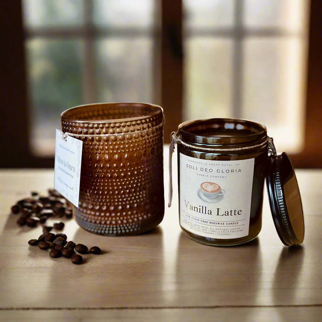 Vanilla Latte | Coffee & Vanilla Beeswax Candle