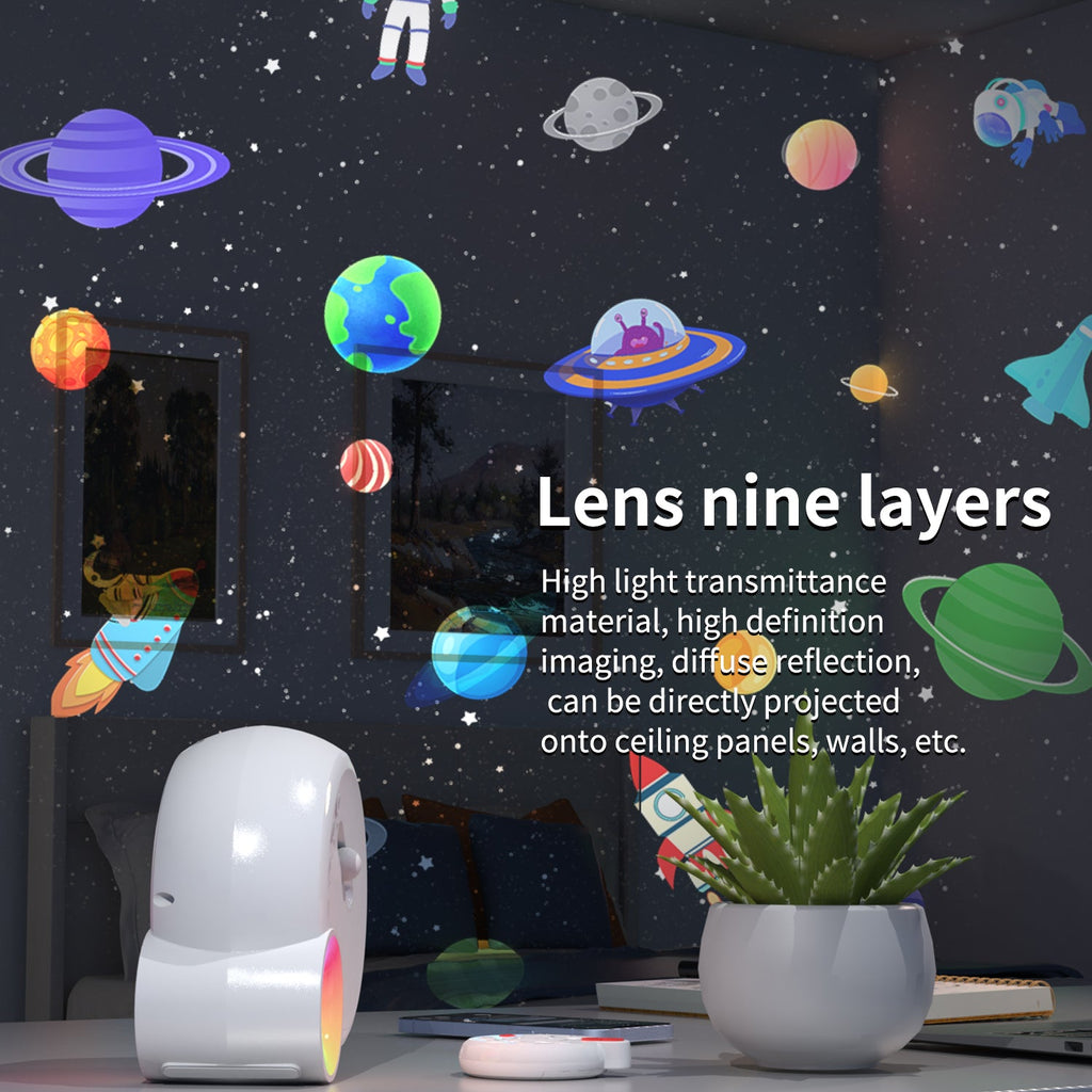 Projector,Star Projector with Timer and Remote Control for Bedroom Decoration, Party,Star Night Light,Gifts for Kids
