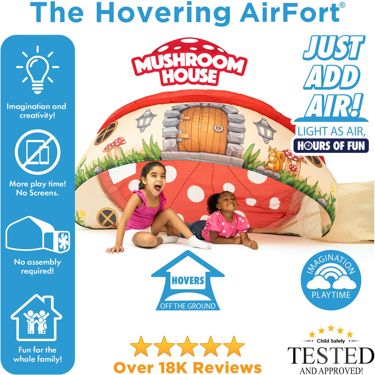 The Original AirFort - Mushroom House