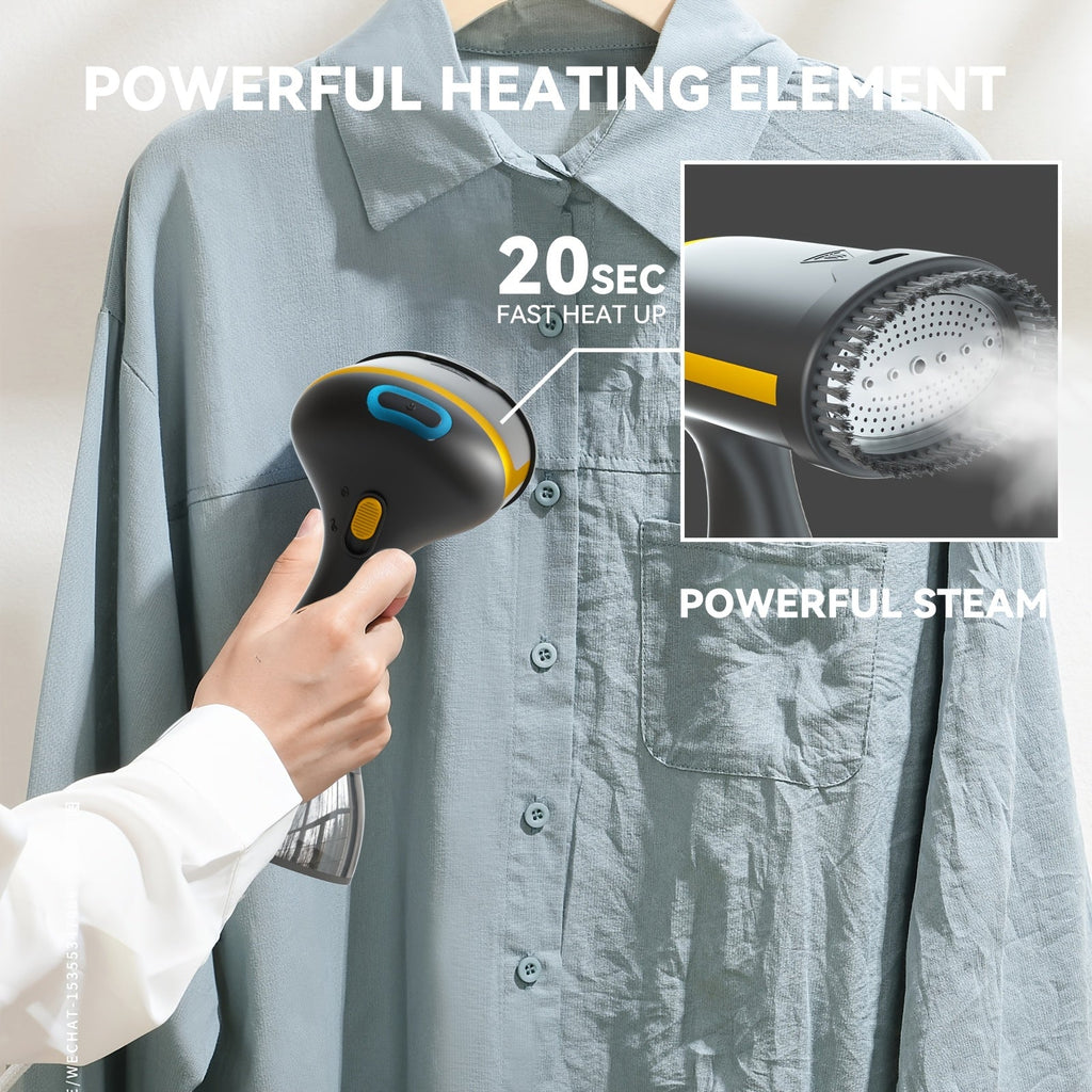 1100W Handheld Garment Steamer Fast Heat Clothes Steam Iron 300ml Tank