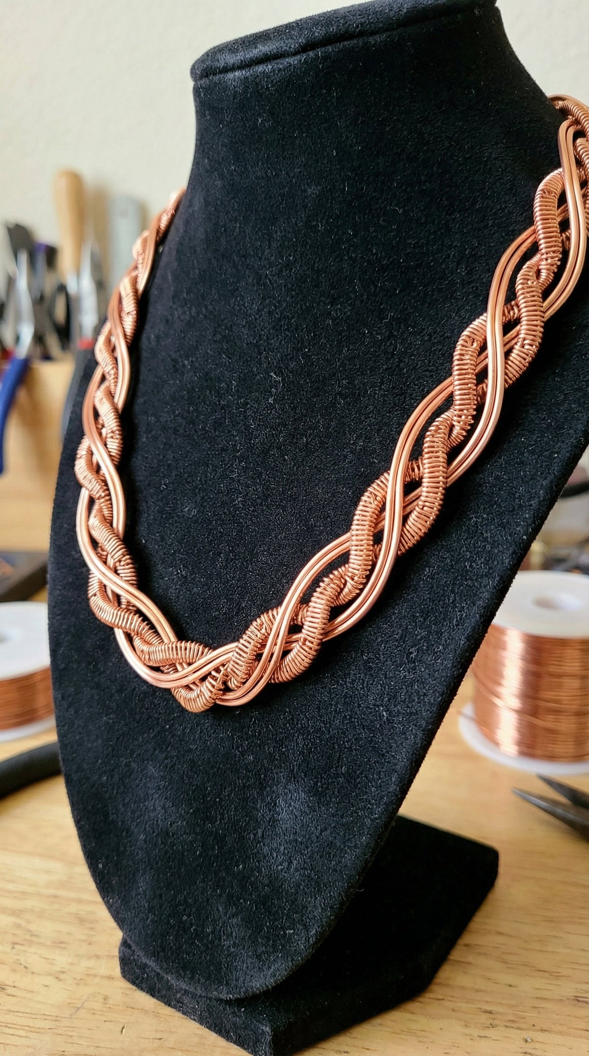 Pure Copper Wire Wrapped Infiniti Snake Chain