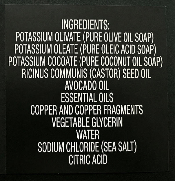 Copper Infused Body Wash & Soap