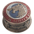 Fenrir Viking Rune Round Trinket Box