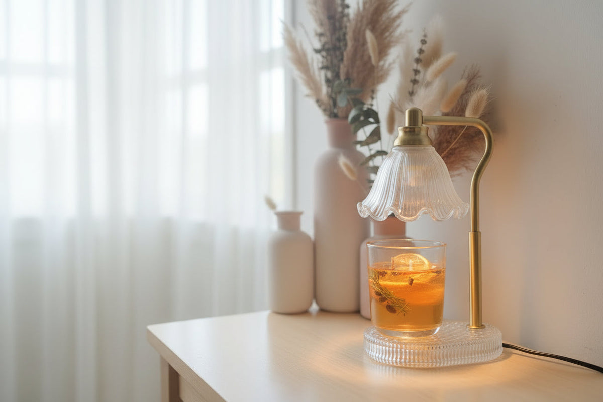Champagne Simmer Pot Jar | Use with Lamp Warmer (Sold Separately)
